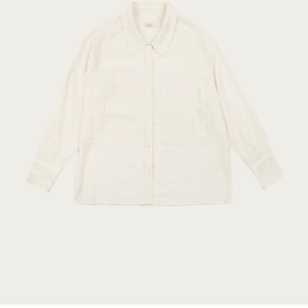 리본빛 자수 셔츠 Temp Shirt