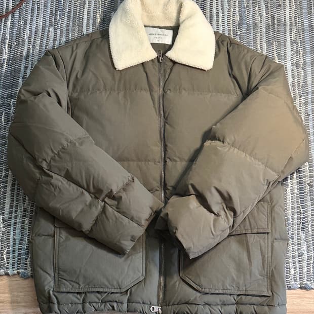 마인드브릿지 퍼 카라 패딩