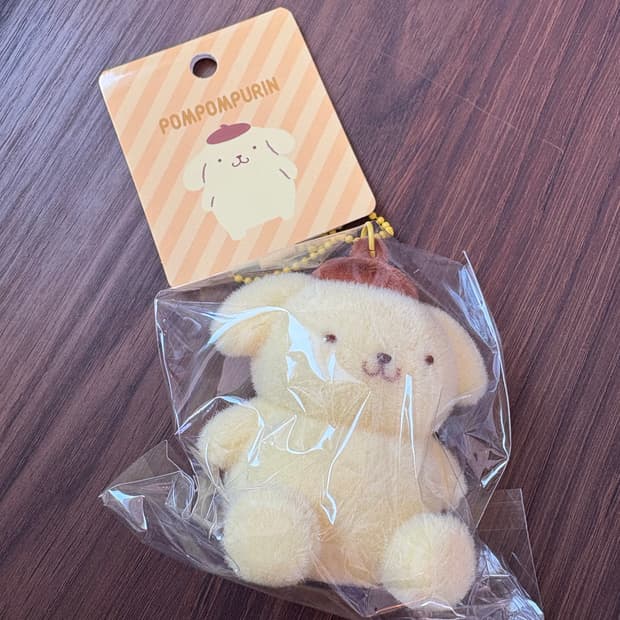 폼폼푸린 플로키 피규어 키링