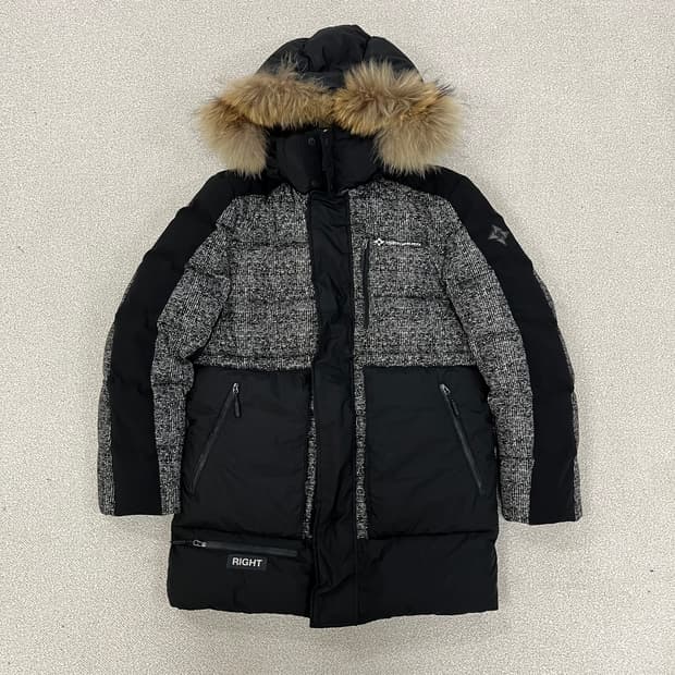 [100] 네파 아이젠버그 구스다운 라쿤털 후드 패딩 점퍼 0116M1