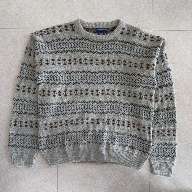 USA 빈티지 패턴 니트