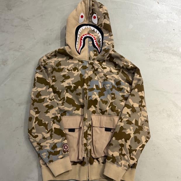 베이프 22f/w 샤크 후드집업 