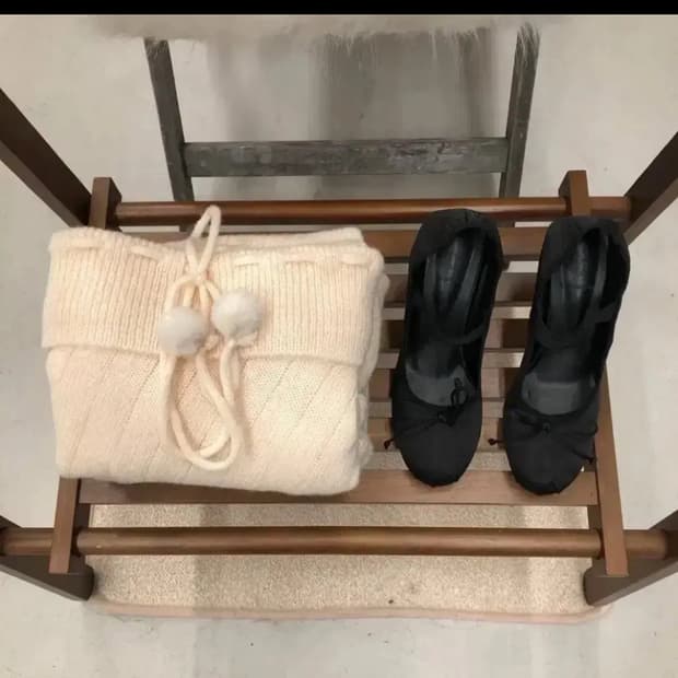 포어링 코튼캔디 오프숄더 피치 애프리콧