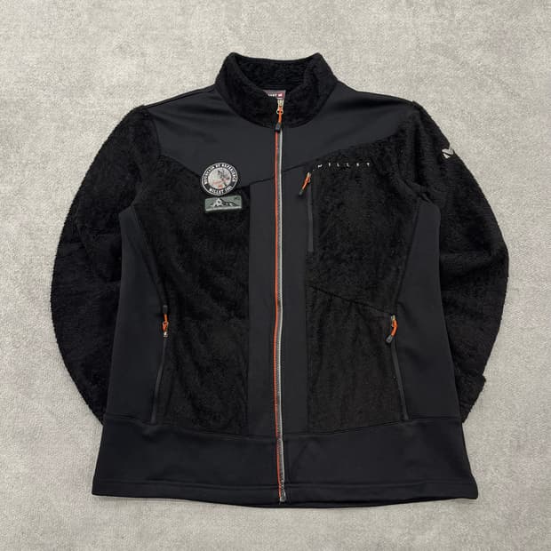 100 밀레 블랙 플리스 자켓