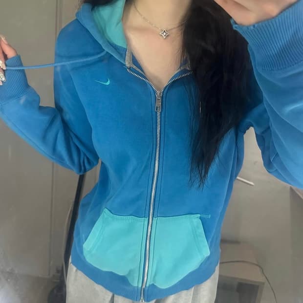 나이키 블루 져지