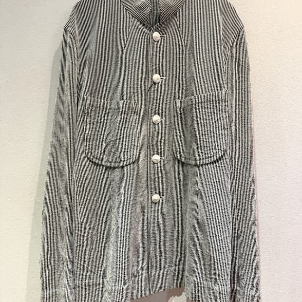 Per Bacco Seersucker Stripe Jacket