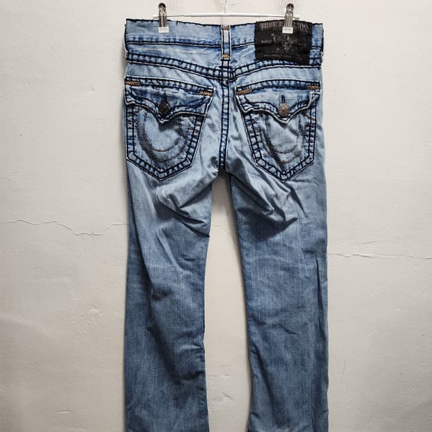 트루릴리젼 USA 워싱 BILLY SUPER T 부츠컷 청바지