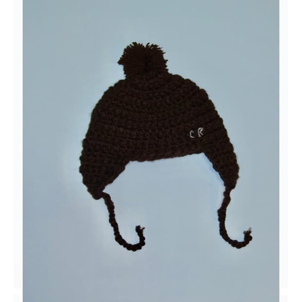 크로쉐안트 Crocheant Brown pompom(새상품)