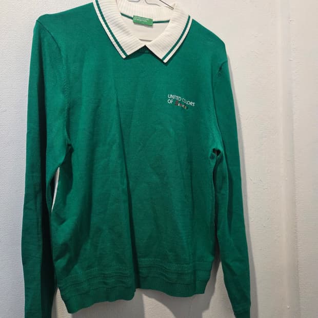 베네통 니트티셔츠