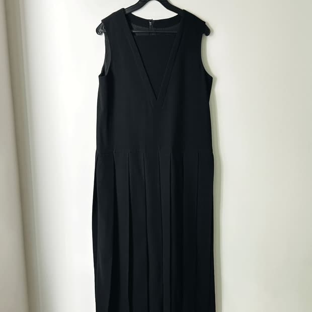 Comme des garcons 꼼데가르송 울 플리츠 원피스