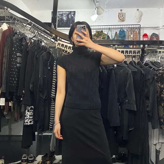 Natural Beauty Basic 꽈베기 캡소매 목폴라