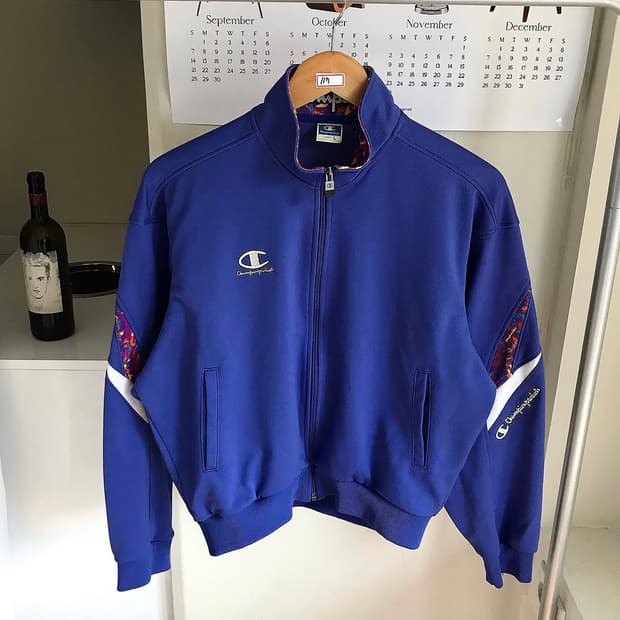 챔피온 크롭 트랙 집업 자켓