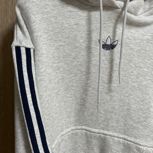 아디다스 삼선 후드티 M