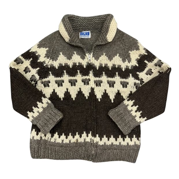 캐나다 빈티지 코위찬 니트