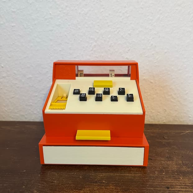 독일)빈티지 Geobra 장난감계산대
