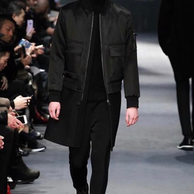 닐바렛 / 항공 자켓 레이어드 코트 / 블랙 / 사이즈 M