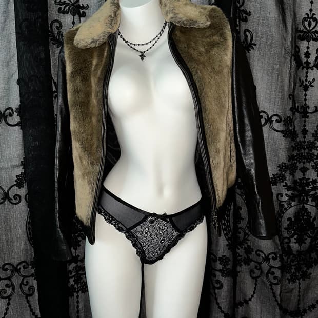 sheepskin real fur jacket