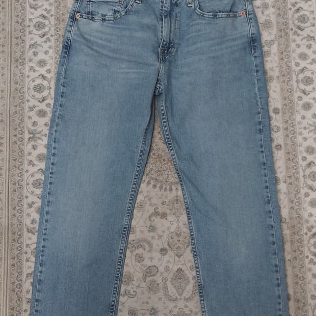 (새상품) 리바이스 502 테이퍼드 연청 데님팬츠 32