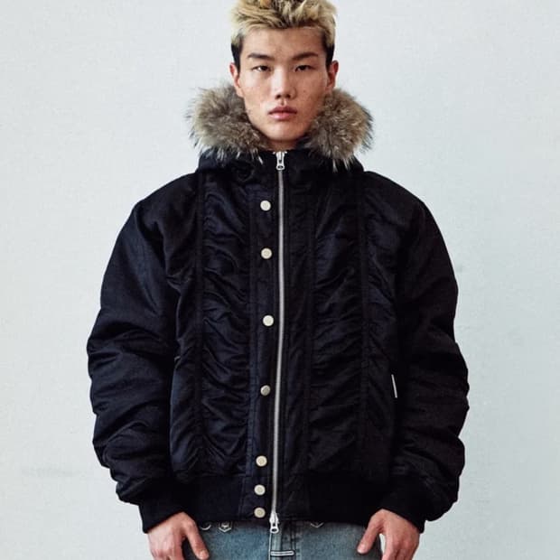 [구함]더바이닐하우스 MA-1 후드 퍼 자켓 블랙 S