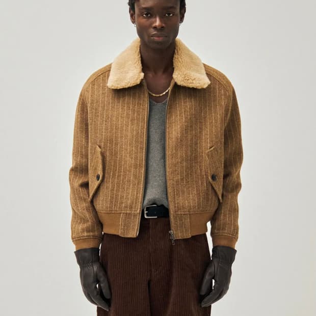 노이어 시어링 울스트라이프 블루종 카멜