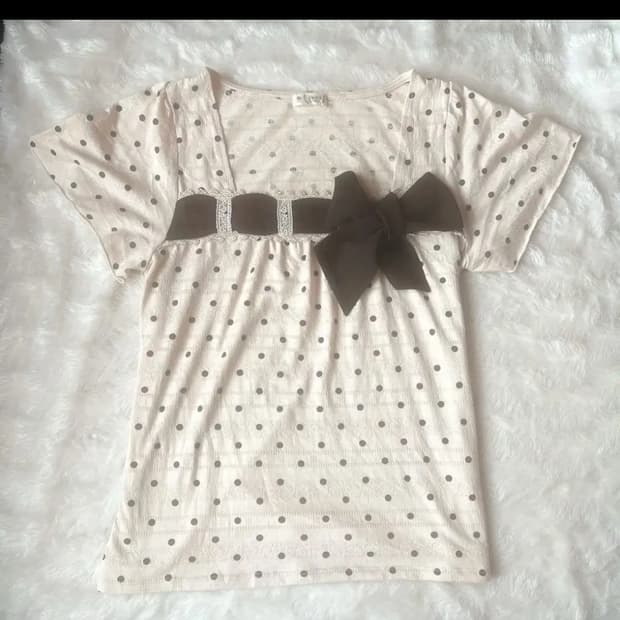 교환 제시) 짜잔씨 도트 리본 엑시즈팜 히메갸루 라떼갸루 / 리즈리사