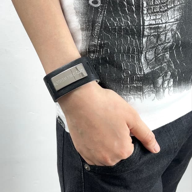 Dolce & Gabbana D&G Leather Cuff Bracele