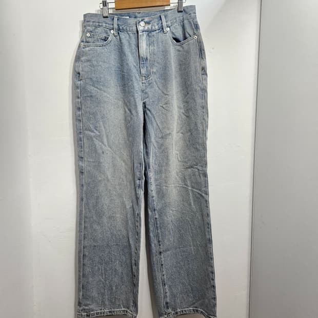 에잇세컨즈(8seconds) 연청 데님 와이드 M