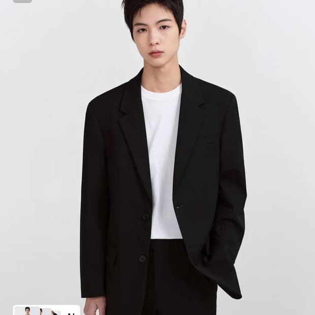 무신사 블랙 자켓