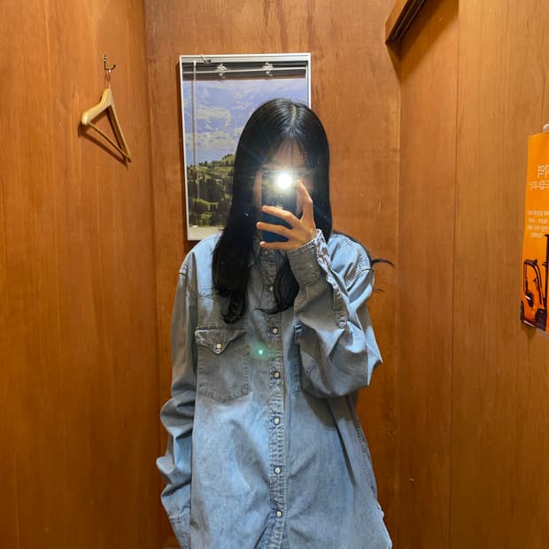 (XXL) 90s Levi's 리바이스 코튼 데님 셔츠