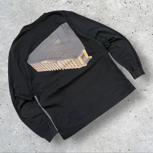 [L] 18ss 팔라스 블랙 롱슬리브 티셔츠 B624