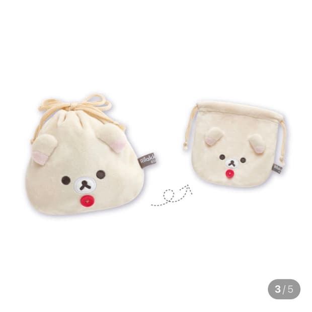 코리락쿠마 조리개파우치 새상품