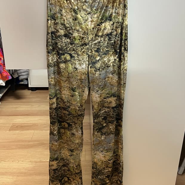 Teak 이밴드 벨벳져지 팬츠