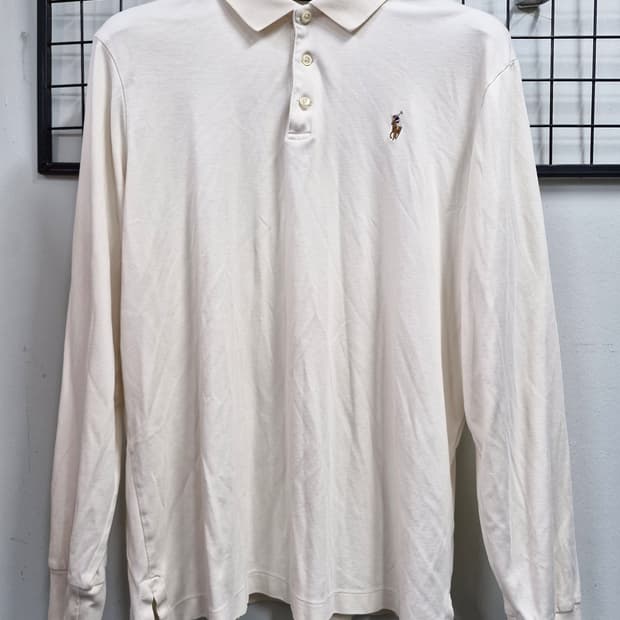 100L 폴로랄프로렌 카라 긴팔티.