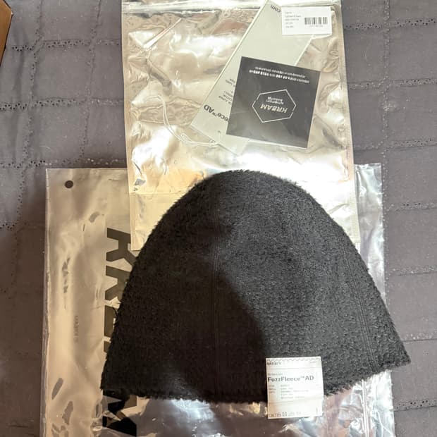 새티스파이 고스트플리스 비니 블랙(새상품)