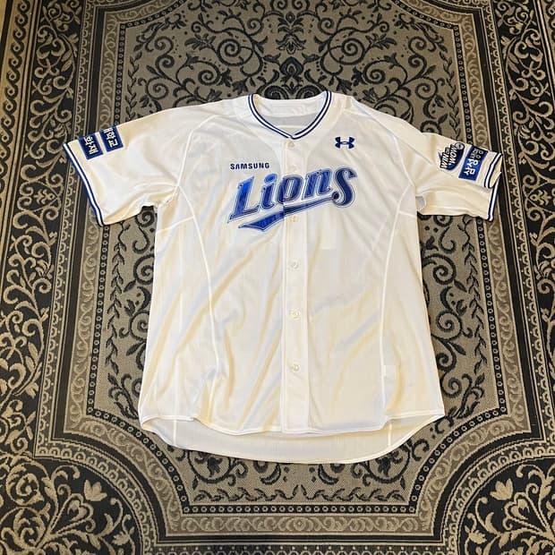 언더아머 삼성라이온즈 실착 유니폼/W2289