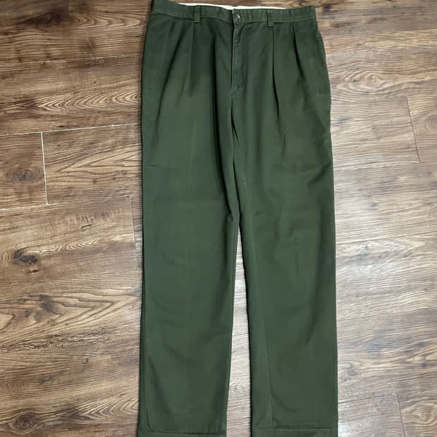 90s 폴로 랄프로렌 앤드류 치노 팬츠 카키올리브