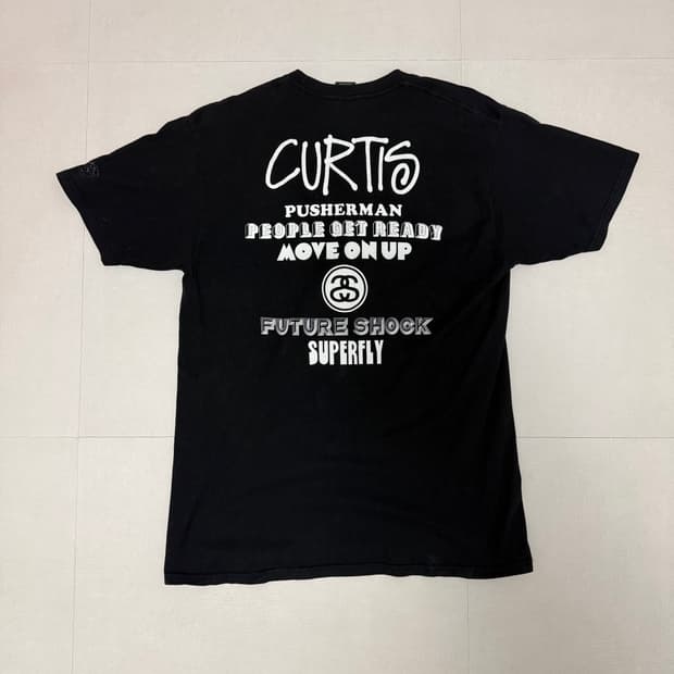 스투시 Stussy X Curtis Mayfield 월드투어