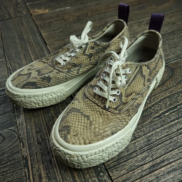 [에이치앤엠 X 이티스] 스네이크 스킨 파이톤 뱀피 스니커즈 M20152