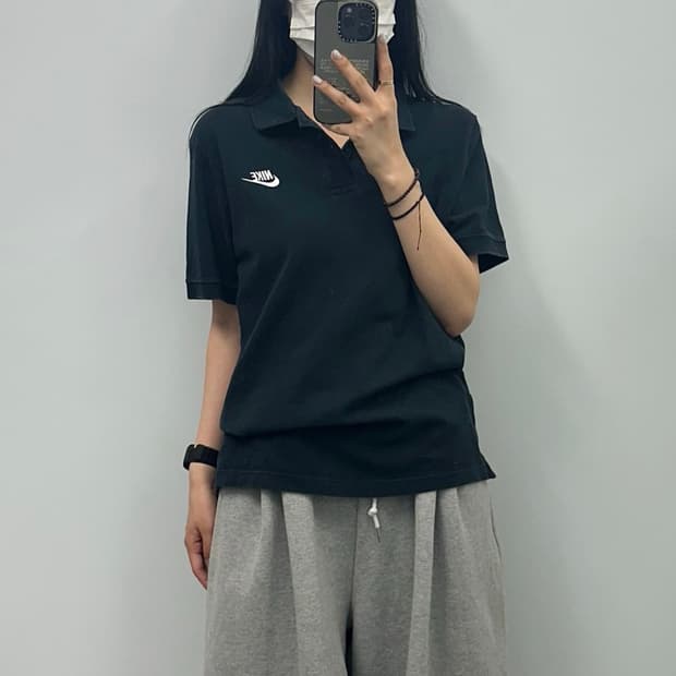 나이키 블랙 pk 반팔 티셔츠