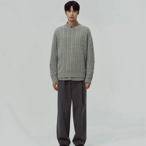 블랭크룸 다잉 치노스 차콜 새상품 2사이즈