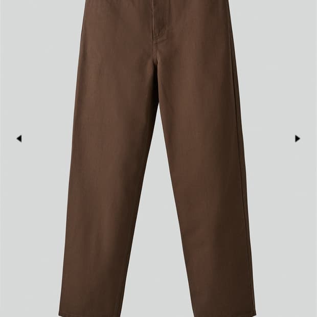 렉토 레귤러핏 데님 팬츠 빈티지 브라운 m