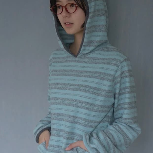 페스토 후디 후드 스트라이프 스웻 후디 tea 