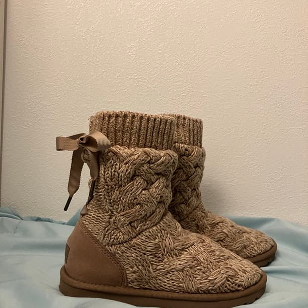 UGG 어그 니트 부츠 레그워머부츠 니트부츠 y2k 어그카디