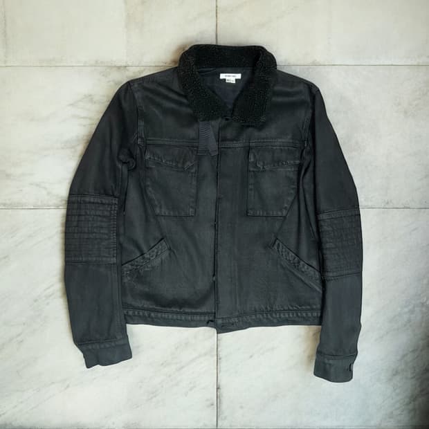 헬무트랭 왁스드 데님 자켓