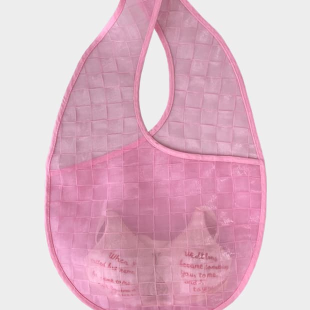 no.043 sheer custom tote