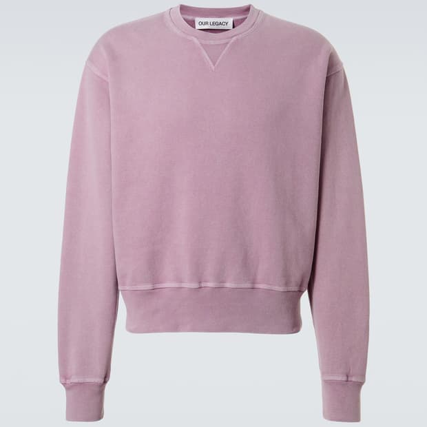 Our Legacy base sweat pink fleece 46