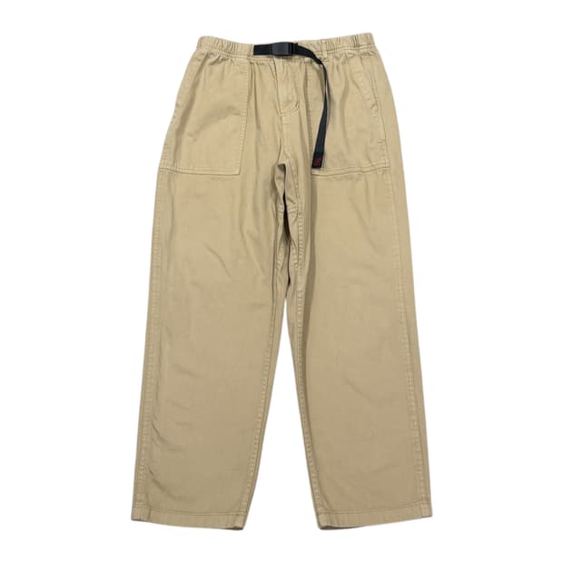 그라미치 벨트 코튼 팬츠 바지 베이지 M