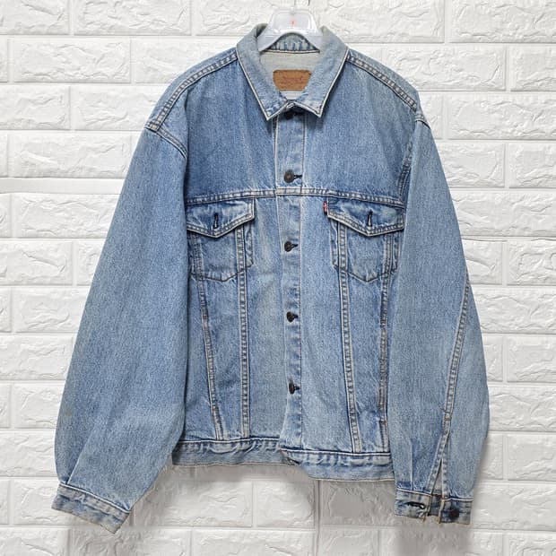 택포// 리바이스 데님 자켓 청자켓 XL