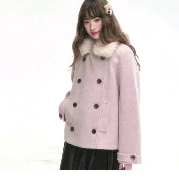 Canstoregirls 핑크 코트 디어마이키코 코이세이오 허그유어스킨