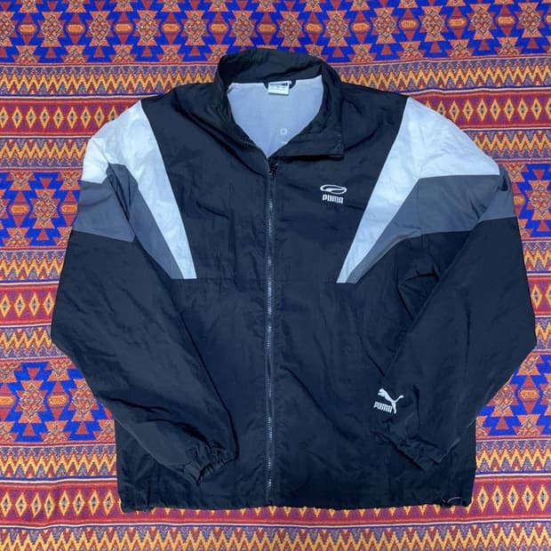 [100] 퓨마 나일론 우븐 바람막이